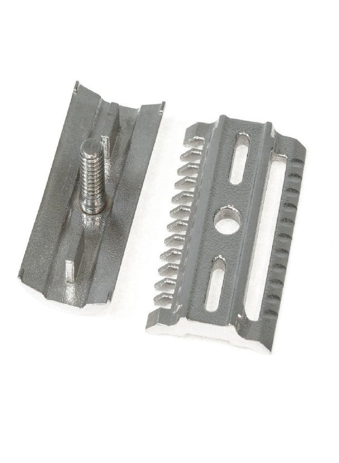 فيندريهان ماكينة حلاقة فيندريان المصنوعة بالكامل من الفولاذ المقاوم للصدأ، ذات مشط مفتوح ومغلق، وحافة مزدوجة (مقبض سفير) - Image 2